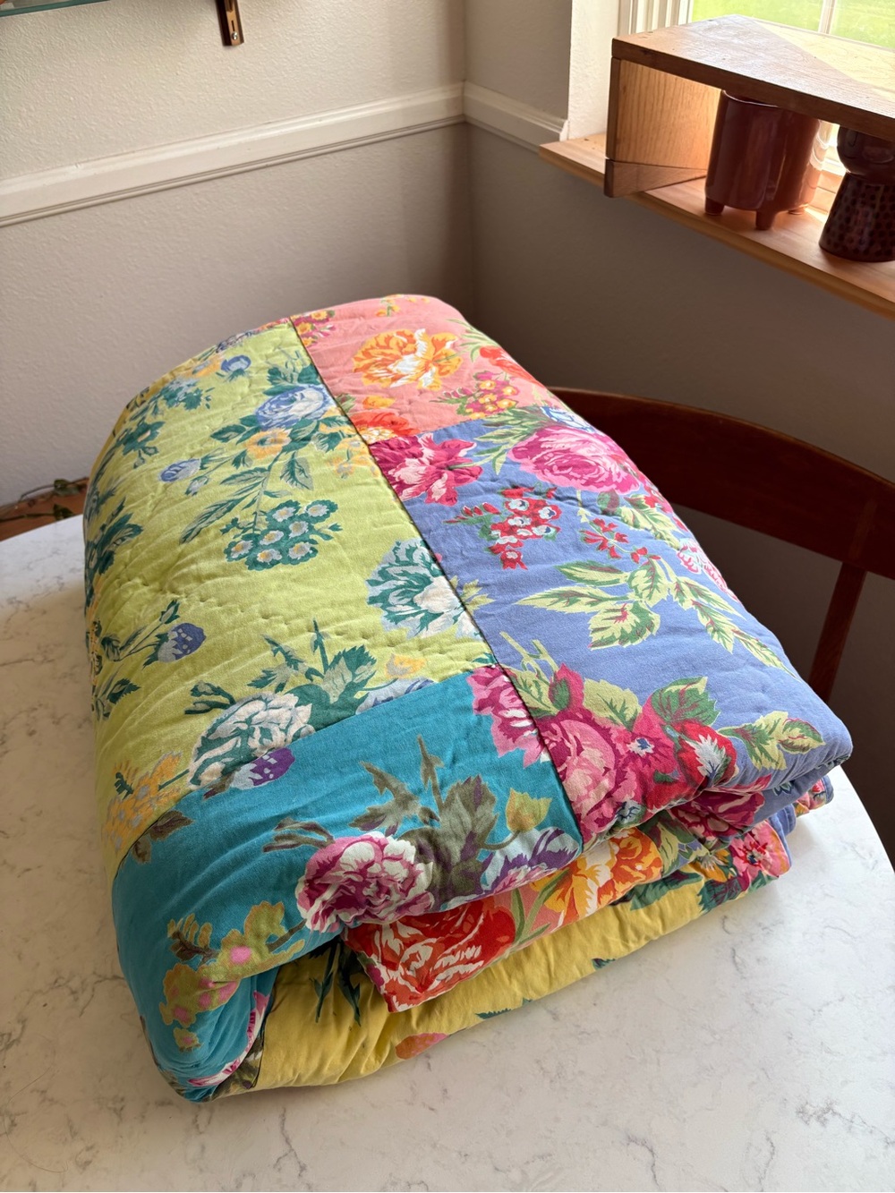 The Company Store king size patchwork quilt - Picture 12 of 12